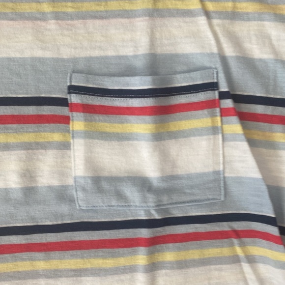 Abercrombie & Fitch striped, short sleeve pocket tee - Picture 3 of 10